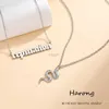 Taylor the Swift réputation serpent collier en acier inoxydable Double pendentif tour de cou 2024 Pop the Eras Tour bijoux musique Album cadeau 240330