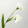 Dekorativa blommor Silk Artificial Irises Orchid Wedding El Living Room Home Decor Table Centerpieces Ornament Pography Props