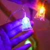 LED -strängar 1 st 3m 20LED Christmas Bell String Lights Fairy USB Operated Inomhus utomhusljus för Xmas YQ240401