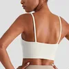 Lycra yoga sling sutiã de fitness colete fora vestindo colheita superior feminino lingerie ginásio pushup esportes mulheres roupa interior bralette mujer 240320