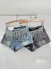 Damen Jeans Denim Shorts Hohe Taille Schlank Diamanten Ketten Quaste Sexy Stretch Super Kurze Hosen 2024 Sommermode 29L6803