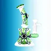 Heady Glass Bongs Nargile/Sıcak Satış Boyalı Gece Cam Nargile, Boru, Sigara Seti ve Baca Avrupa ve Amerika, 6.9in