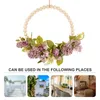 Декоративные цветы, весенние венки для входной двери, гирлянда из бусинок из искусственного дерева, искусственные растения, подвесной декор