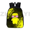 Sacs 3D Cartoon Printing Lalafanfan Duck Sac à dos pour adolescents filles 12/16 pouces