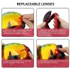 Lunettes de soleil Ski Goggles Men Femmes Snowboard Lunets d'hiver Snow Snow Snowsses UV 400 Double couches Lens Antitifog Skiing Goggles