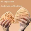 Breast Pad Lightweight Triangle Hollow Breast Form Honeycomb Core Silicone Breast Form Mastectomy Prosthesis Bra Swim Enhancer Insert 240330