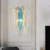 Wall Lamps Crystal Lamp Light Luxury Modern Living Room Background Bedroom Bedside Corridor Led Sconce G9