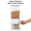 Storage Bottles Countertop Cereal Dispenser Kitchen Container Food Grain Rice Sealed Nuts Flour Jar
