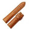 Watch Bands CARLYWET 22 24mm Wholesale Real Leather Watchbands Handmade Thick Replacement Wrist Band Strap Belt With Screw Buckle