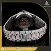 Premier fournisseur de montres antiques en acier inoxydable de qualité supérieure, entièrement glacées, montre à diamants cloutés en Moissanite