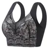 Completo da yoga da donna, reggiseno intimo in pizzo senza cuciture, reggiseno push up sexy, coppa fissa, intimo antiriflesso, senza fili, da donna, di grandi dimensioni