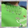 Pendant Necklaces Flower Choker Necklace Style Bluebell Chain Fashion 2023 Drop Delivery Jewelry Pendants Dhp2C