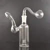 Spessore inebriante Pyrex 14mm femmina mini bong economico per acqua dab rig con ciotola per bruciatore a nafta in vetro o ciotola per erbe secche per fumare tabacco Narghilè portatile