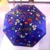 Parapluie camélia haut de gamme pliant automatique Protection solaire Protection Uv parasol double usage femme marque de mode parasol