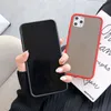 Matte Handyhüllen für iPhone 11 12 13 14 15 PRO MAX XS XR Samsung S22 S21 S20 S10 Xiaomi Huawei Clear Hard Case stoßfeste transparente Panzerabdeckung in OPP-Beutel