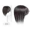 Bangs Clip In Bangs Virgin Human Hair Topper With Fringe 10Inch 25cm Hair Pieces For Hair Loss Brazilian Soft Hair Overlay 9X14CM