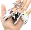 3d Basketbal Sneaker Schoenen Sleutelhangers Fashion Designer Voetbal Siliconen Schoen Sleutelhanger Mannen Vrouwen Hanger Sleutelhanger Auto Handtas Houder QSGL