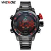 Weide Mens Sports Business Military Army Quartz Movement Analog LED Digital Automatic Date Alarm armbandsur Relogio Masculino209h