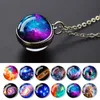 Pendant Necklaces Horsehead Nebula Necklace Galaxy Space Planet Jewelry Glass Ball Necklace Astronomy Gift 240401