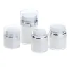 Storage Bottles 15/30/50/100ml Airless Pump Jar Empty Acrylic Cream Bottle Refillable Cosmetic Easy To Use Container Portable Travel Makeup