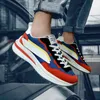 Casual Schuhe 2024 Frühling Vier Jahreszeiten Herren Outdoor Dicken sohlen Mode Sneaker Mann Mikrofaser Mesh Schuh Gemischte Farbe Nicht-slip