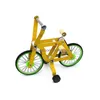 Andra fågelförsörjningar Toys 1st Intelligence Training Props Yellow Bicycle Toy Parrot Education Table Top Trick Prop for PA HomeForavor DHL1C