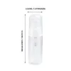 Garrafas de armazenamento 2 Pcs Spray Bottle Travel Clear Airless Creme Bomba Reutilizável Vazia