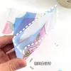 Sacos de armazenamento bonito dos desenhos animados padrão presente saco de papel jóias pequeno objeto menina coração auto-vedação embalagem macia bonito.