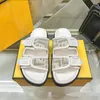 Zapatillas de marca de diseñador, sandalias Baguette de lujo, zapatos para hombre, almohadas, cuero cómodo, lona colorida, moda de verano, zapatillas de playa