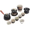 Teaware Sets Black Traditional Tea Set Party Portable Travel Chinese Gongfu Infuser Ceremony Mug Teapot Tazas De Te Full