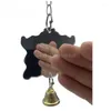 Other Bird Supplies 1-5PCS Birds Pendant Chain Safe Interactive Parrot Accessories Cage Mirror Bell Toys Durable