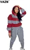 Women's Two Piece Pants VAZN 2024 Energy High-end Nature Daily Regular Simple Tracksuits Hooded Full Sleeve Group Long Slim Women 2 Set