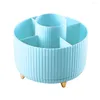 Boîtes de rangement rotatives à 360 °, conteneur de bijoux, organisateur de maquillage de grande capacité, multifonctionnel pour la maison, la commode de chambre à coucher