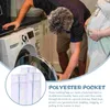 Sacs à linge 5 pièces sac de vêtement en Polyester Lingerie maille lavage vêtements laveuse pour Machine à laver domestique
