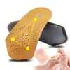 EiD кожаные ортопедические стельки Ortics Health Sole Pad для плоской стопы, боли в своде стопы, стелька для обуви для мужчин и женщин, вставка 240321