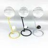 Dekorativa plattor Iron Glass Holder Cupcake Cones Stand Rack Disoplay Snow Sushi Rolls