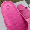 Scarpe designer di nuove pantofole di stile sandalo scivolo macaron spesso inferiore non slip morbido fondo gust g casa sliple donne indossano le infradito spiaggia di spiaggia insi gelato sola spessa