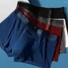 Cuecas masculinas verão roupa interior fina respirável leve masculino baixo-rise esporte shorts elástico confortável calcinha modal