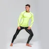 Herrens termiska underkläder Män Komprimering Sportkläder Lång Johns Winter Set Running Clothing Jogger Perspiration och snabb torkning