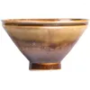 Conjuntos de chá Jingdezhen Handmade Imitação Lenha Antiga Cerâmica Master Cup Chá Grande Japonês Zen Bambu-Tipo de Chapéu