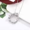 Camellia ketting met driedimensionale roos en diamant ingelegde enkele bloemhanger, eenvoudige sleutelbeenketting voor dames