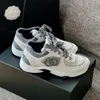 Chaussures de sport pour femmes, nouvelle collection printemps 2023, semelle épaisse en polaire grise avec hauteur intérieure surélevée, chaussures de papa décontractées ins
