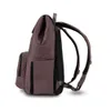 Eco-Friendly Diaper Bag Backpack in Baked Oak - Large and Multifunctional - Stylish and Spacious for Parents on the Go