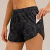 Ll feminino yoga outfits curto forrado shorts de corrida com zíper bolso ginásio senhoras casual roupas esportivas para meninas exercício fitness