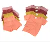 Kids Designer Clothes Girls Candy Color Pajamas Sets Boys Summer Casual Nightwear Cotton Short Sleeve Tops Shorts PP Pants Sleep S3876735