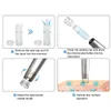 Hydrapen H6 2pcs가있는 Microneedles 12 핀 Hydra Pen 바늘 카트리지 자동 피부 회춘 뷰티 케어 도구