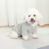 Cão vestuário clássico cor sólida pet suéter cães camisa de fundo roupas quentes de inverno para pequeno dachshund schnauzer chihuahua jumper