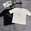 女性用TシャツデザイナーPファミリー24春/夏新しいホットダイヤモンドレターファッションエイジを減らす女の子