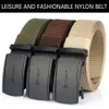 Belts TUSHI New Tactical Belt Metal Automatic Buckle Quick Release Belt Alloy Leisure Tool Training Belt Mens Handcart Outdoor Belt Q240401