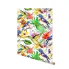 Wallpapers kleurrijke vogels schil en plak behang bloemen verwijderbare zelfklevende muurpapierstickers voor slaapkamer woonkamer decor